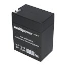 Multipower Lead battery mp13-6 Pb 6v / 13Ah