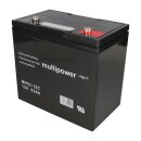 Multipower Lead battery mp62-12c Pb 12v / 62Ah cycle proof