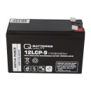 Q-Batteries 12LCP-9 12 V 9 Ah AGM Deep-Cycle-Akku
