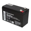 Q-Batteries 12LCP-9 12 V 9 Ah AGM Deep-Cycle-Akku