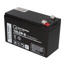 Q-Batteries 12lcp-9 / 12v - 9Ah lead battery cycle type agm - Deep Cycle vrla