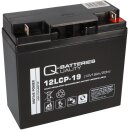 Q-Batteries 12LCP-19 12V 19Ah Blei Akku Zyklentyp AGM -...