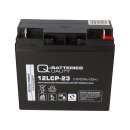 Q-Batteries 12LCP-23 12 V 23 Ah AGM Deep-Cycle-Akku