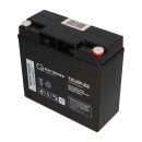 Q-Batteries 12lcp-23 / 12v - 23Ah lead acid battery cycle type agm - deep cycle vrla screw terminal m5