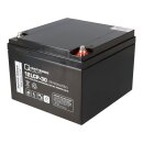 Q-Batteries 12lcp-30 / 12v - 30Ah lead battery cycle type agm - Deep Cycle vrla