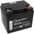 Q-Batteries 12LCP-50 12V 50Ah Blei Akku Zyklentyp AGM...