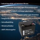 Q-Batteries 12LCP-50 12 V 50 Ah AGM Deep-Cycle-Akku