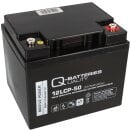 Q-Batteries 12LCP-50 12V 50Ah Blei Akku Zyklentyp AGM...