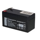 Q-Batteries 12ls-1.2 12v 1,2Ah lead-fleece battery / agm vrla with VdS