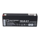 Q-Batteries 12LS-2.1 12 V 2,1 Ah AGM Bleiakku VdS G117034