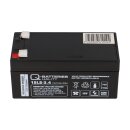Q-Batteries 12LS-3.4 12 V 3,4 Ah AGM Bleiakku VdS G112069