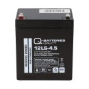 Q-Batteries 12LS-4.5 12 V 4,5 Ah AGM Bleiakku