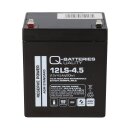 Q-Batteries 12LS-4.5 12V 4,5Ah Blei-Vlies Akku / AGM VRLA