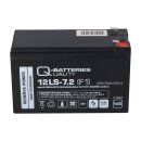 Q-Batteries 12LS-7.2 12 V 7,2 Ah AGM Bleiakku VdS G112003
