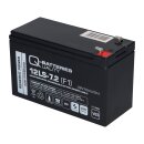 Q-Batteries 12ls-7.2 f1 12v 7.2Ah lead-fleece battery / agm vrla with VdS