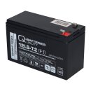 Q-Batteries 12LS-7.2 F1 12V 7,2Ah Blei-Vlies-Akku / AGM VRLA mit VdS