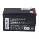 Q-Batteries 12LS-7.2 12 V 7,2 Ah AGM Bleiakku VdS G112003