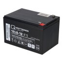 Q-Batteries 12LS-12 12 V 12 Ah AGM Bleiakku VdS G112004