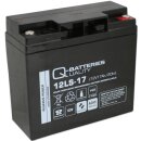 Q-Batteries 12LS-17 12V 17Ah Blei-Akku AGM VRLA mit VdS