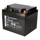 Q-Batteries 12LS-38 12 V 38 Ah AGM Bleiakku VdS G112007