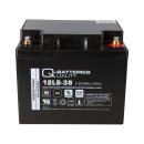 Q-Batteries 12ls-38 12v 38Ah lead-fleece battery / agm...