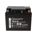 Q-Batteries 12ls-45 12v 45Ah lead-fleece battery / agm...