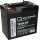 Q-Batteries 12LS-55 12V 55Ah Blei Akku Standard-Typ AGM VRLA 10 Jahres Typ