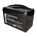 Q-Batteries 12LS-100 12 V 107 Ah AGM Bleiakku