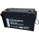 Q-Batteries 12LS-120 12V 128Ah Blei Akku AGM 10 Jahres Typ