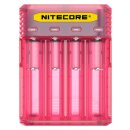 Nitecore Q4 4-Schacht-Ladegerät pink