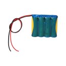 Notleuchten-Akku 4,8V 800mAh NiCd F41 AA / Mignon