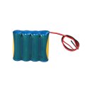 Notleuchten-Akku 4,8V 800mAh NiCd F41 AA / Mignon
