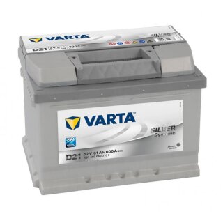 Varta SILVER Dynamic 561 400 060 3162 D21 12Volt 61Ah 600A/EN Starterbatterie