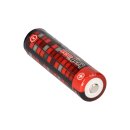 4x Kraftmax 18650 18700 Pro Akku mit PCB Schutzschaltung - speziell für LED Taschenlampen 3,7V 9,62 Wh