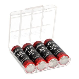 4x XCell Lithium 3,6V Batterie ER14505 LS14500 AA Zelle + Box Mignon