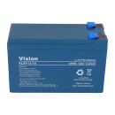 Vision LiFePO4 battery vlfp1210 LiFePO4 12v 10Ah incl. bms balancer