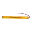 Battery pack 7.2v 2500mAh c Nicd emergency lights ht 20cm cable rod L61NIcD2500