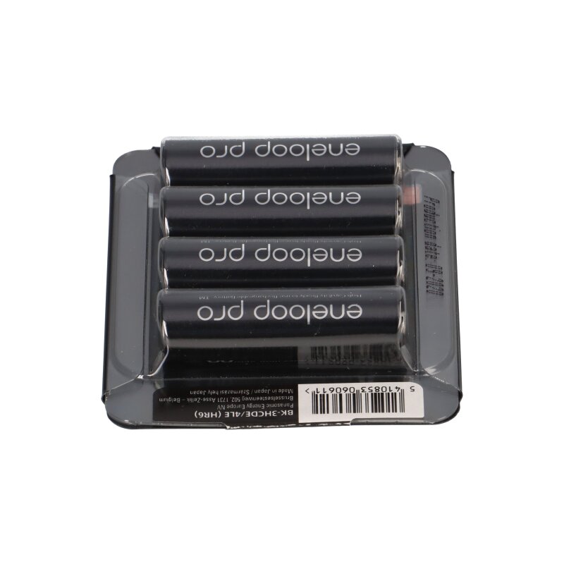 eneloop AA Pro Mignon Akku BK-3HCDE/4LE Ni-MH 1,2V 2500mAh 4er Storag