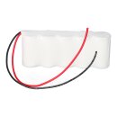 Notleuchtenakku 6V 2500mAh NiCd C F1x5 HT | 20cm Kabel