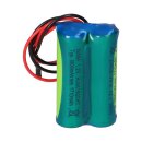 NiMH Notleuchten-Akkupack 2,4V 1800mAh AA HT Reihe – F21NIMH1800, 20cm Kabel