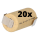 20x XCell Sub-C high-performance battery with z-solder tag - 1.2v 3000 mAh Ni-MH