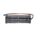 eneloop Akkupack 9,6V/2500 mAh - F2x2x2 passen f Futaba Empfängerkabel Zelle AA, HR-3UWX-4BP