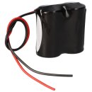 Akkupack 2,4V 2500 mAh C NiCd Notleuchten HT 20cm Kabel...