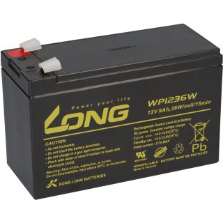 Kung Long WP1236W 12V 9Ah hochstrom AGM Blei Gel