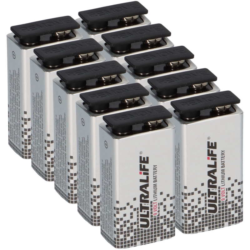10x Ultralife U9VLJP 9V Block Lithium Batterie 1200mAh kaufen