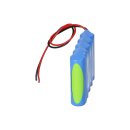 Notleuchtenakku 6V 1800mAh NiMH AA F1x5 | 20cm Kabel