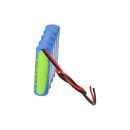 Notleuchtenakku 6V 1800mAh NiMH AA F1x5 | 20cm Kabel