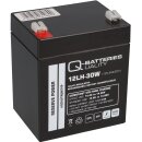 Q Batteries 12LH 30W 12V 5Ah Blei Vlies Akku AGM VRLA...