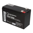 Q-Batteries 12LH-36W 12 V 9 Ah / 36 W AGM Hochstrom-USV-Akku