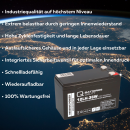 Q-Batteries 12LH-36W 12V 9Ah Blei-Vlies-Akku AGM VRLA...